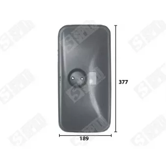 Rétroviseur extérieur, cabine SPILU