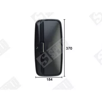 Rétroviseur extérieur, cabine SPILU