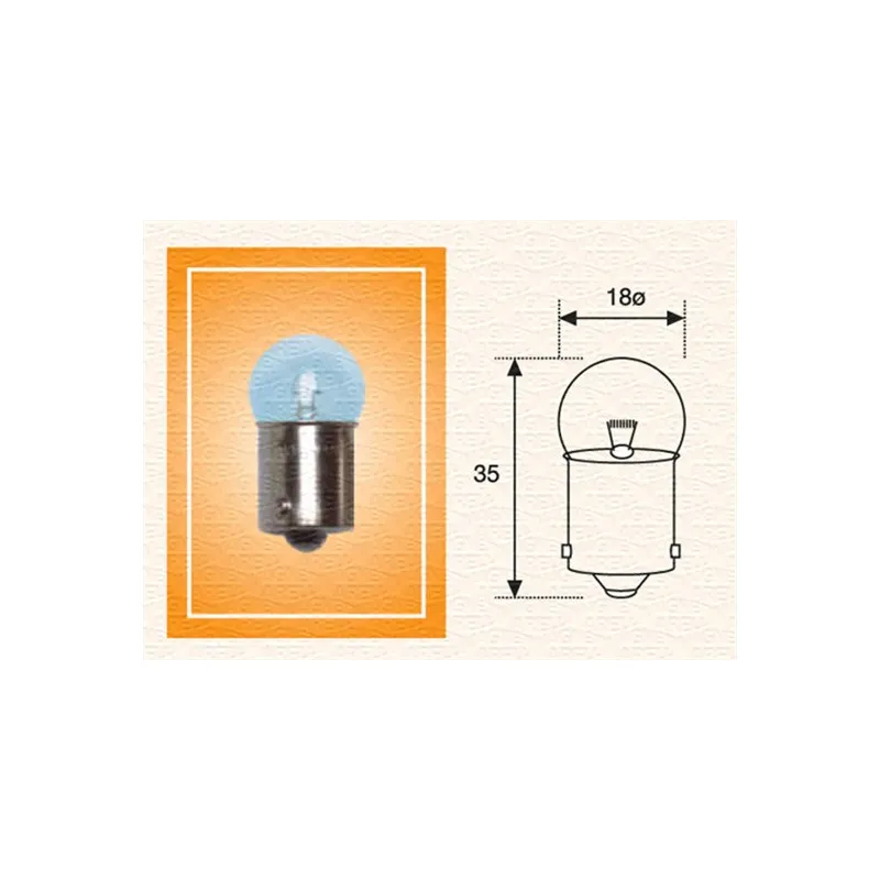 Ampoule, feu éclaireur de plaque MAGNETI MARELLI 004009100000