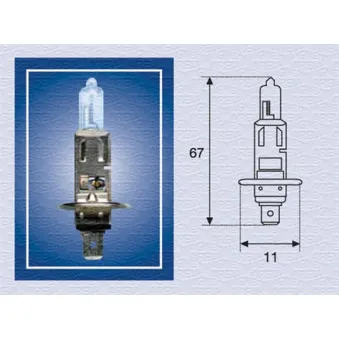 Ampoule, projecteur longue portée MAGNETI MARELLI