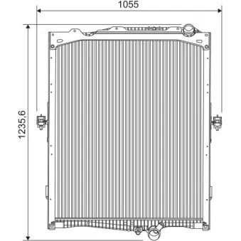 Radiateur, refroidissement du moteur VALEO 733551