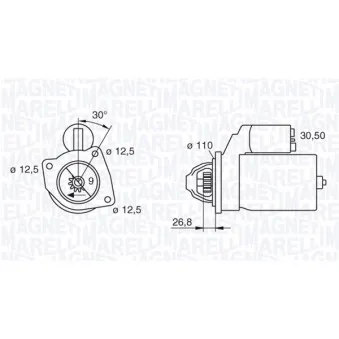 Démarreur MAGNETI MARELLI