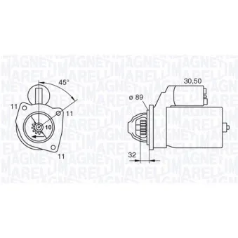 Démarreur MAGNETI MARELLI