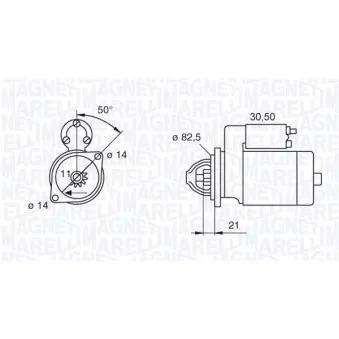 Démarreur MAGNETI MARELLI