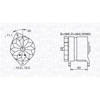 Alternateur MAGNETI MARELLI
