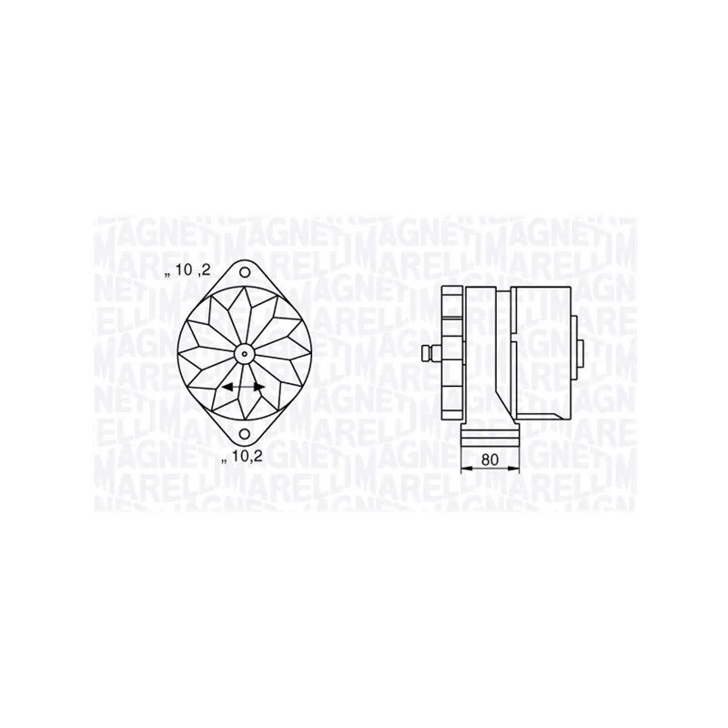 Alternateur MAGNETI MARELLI 063534696430