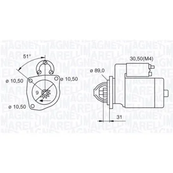 Démarreur MAGNETI MARELLI