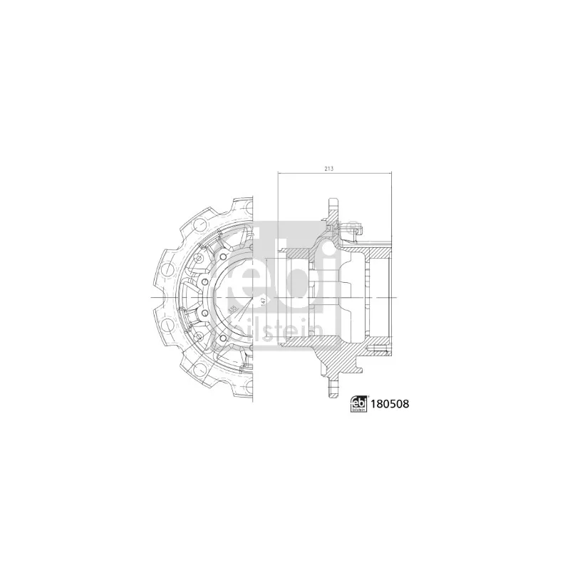 Moyeu de roue arrière FEBI BILSTEIN 180508
