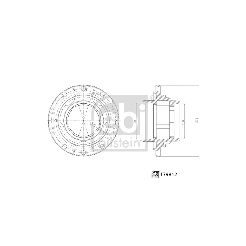 Moyeu de roue FEBI BILSTEIN 179812