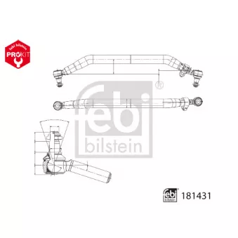 Barre de connexion FEBI BILSTEIN
