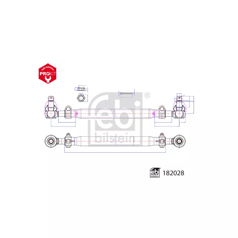 Barre de connexion FEBI BILSTEIN 182028