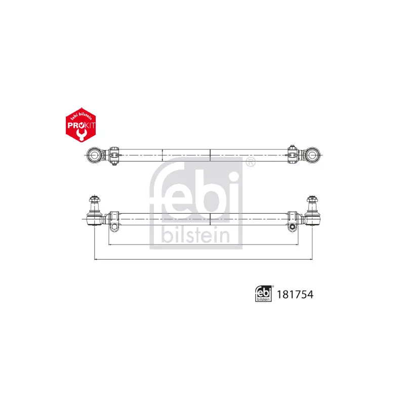 Barre de connexion FEBI BILSTEIN 181754