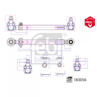 Barre de direction FEBI BILSTEIN