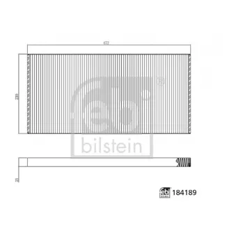 Filtre, air de l'habitacle FEBI BILSTEIN