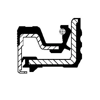 Bague d'étanchéité, différentiel CORTECO