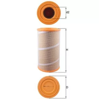 Filtre à air MAHLE LX 7120