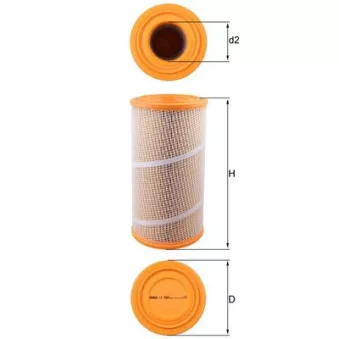 Filtre à air MAHLE LX 7080