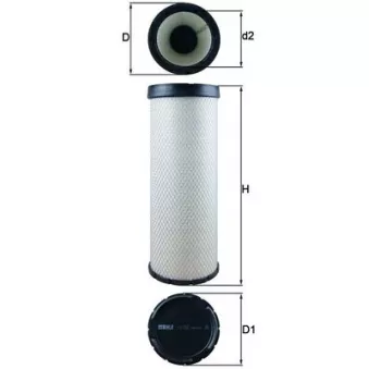 Filtre à air secondaire MAHLE LXS 252