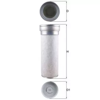 Filtre à air secondaire MAHLE LXS 361