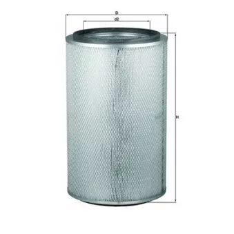 Filtre à air MAHLE LX 654