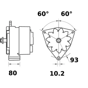Alternateur MAHLE MG 493