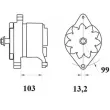 Alternateur MAHLE MG 500 - Visuel 2
