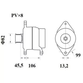 Alternateur MAHLE MG 877