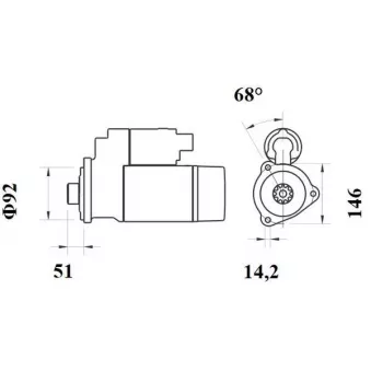 Démarreur MAHLE MS 773