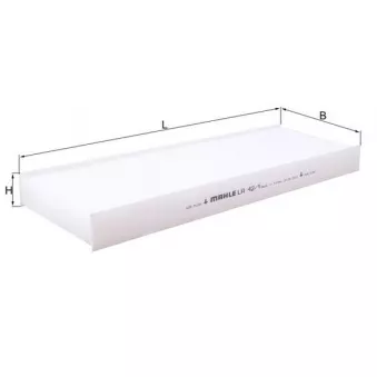 Filtre, air de l'habitacle MAHLE LA 42/1