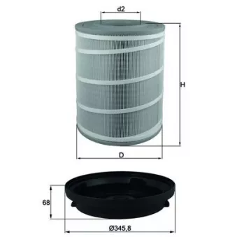 Filtre à air MAHLE LX 3480 KIT