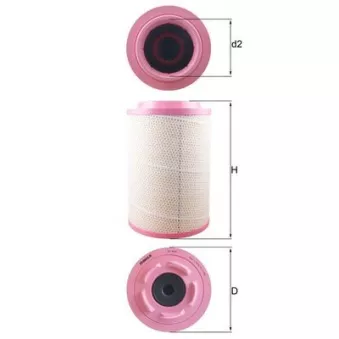 Filtre à air MAHLE LX 4131