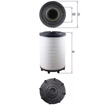 Filtre à air MAHLE LX 2839