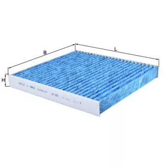 Filtre, air de l'habitacle MAHLE LAO 888