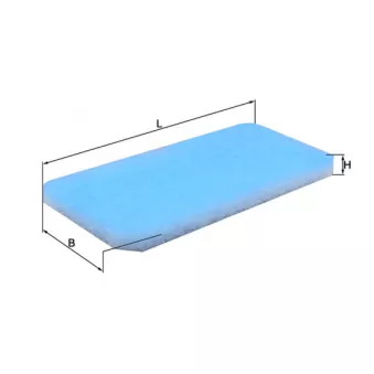 Filtre, air de l'habitacle MAHLE LAP 27