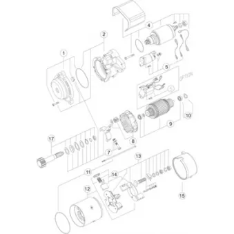 Démarreur MAHLE MS 405