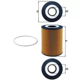 Filtre à huile MAHLE OX 359D