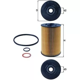 Filtre à huile MAHLE