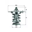 Thermostat d'eau MAHLE TX 83 76D - Visuel 1