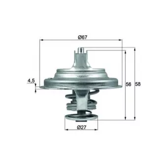 Thermostat d'eau MAHLE