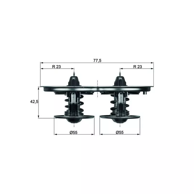 Thermostat d'eau MAHLE TX 32/1D