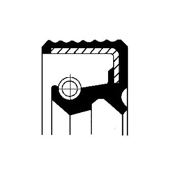 Bague d'étanchéité, prise mouvement auxiliaire CORTECO