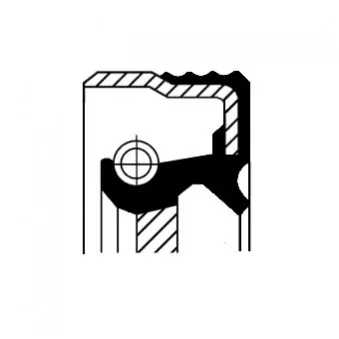 Bague d'étanchéité, vilebrequin CORTECO