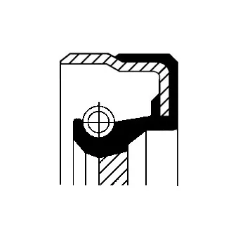 Bague d'étanchéité, différentiel CORTECO