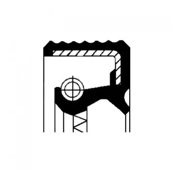 Bague d'étanchéité, boîte de vitesse manuel CORTECO