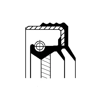 Bague d'étanchéité, différentiel CORTECO