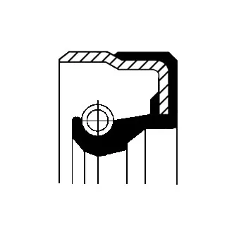 Bague d'étanchéité, moyeu de roue CORTECO