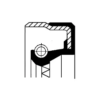 Bague d'étanchéité, boîte de transfert CORTECO