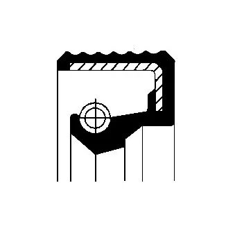 Bague d'étanchéité, boîte de vitesse manuel CORTECO