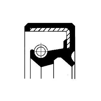 Bague d'étanchéité, boîte de vitesse manuel CORTECO