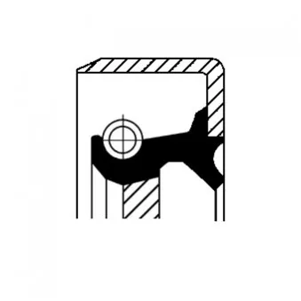 Bague d'étanchéité, vilebrequin CORTECO